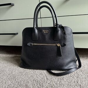 Prada Black Leather Handbag